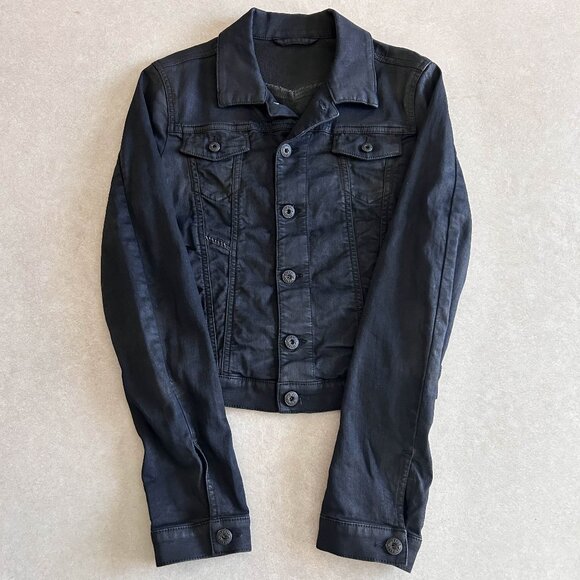 Diesel Fringi-Ne Denim Jean Jacket ASO Elena Gilbert - Picture 7 of 14